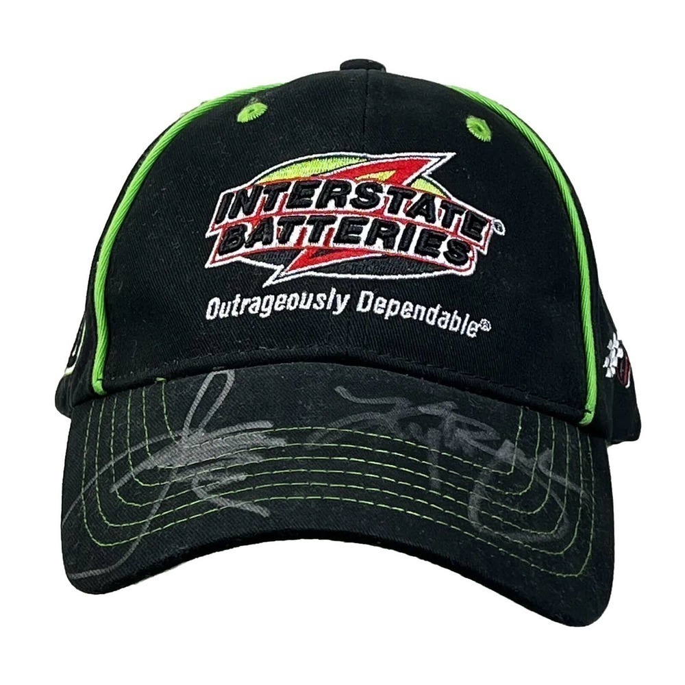 Kyle Busch & Joe Gibbs Signed Hat #18 Interstate … - image 6